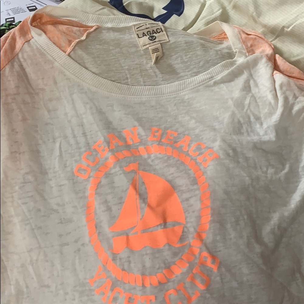 Ocean Beach Yacht Club pink shirt